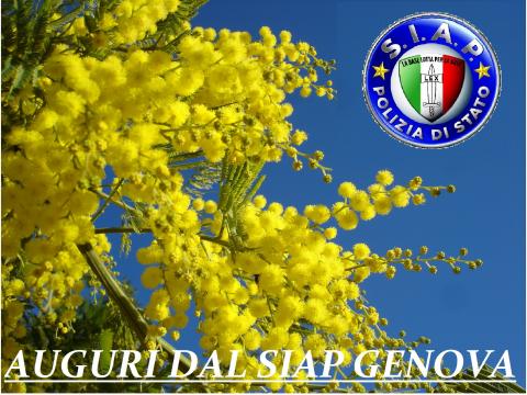 FESTA DELLE DONNE : GLI AUGURI DEL SIAP GENOVA
