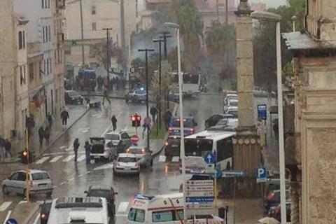 Sassari:Amichevole di Calcio Sorso - Cagliari, gravi disordini  