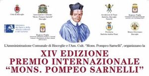XIV EDIZIONE PREMIO INTERNAZIONALE "MONS. POMPEO SARNELLI"