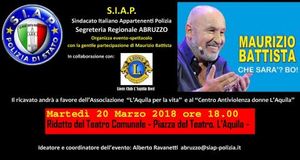 L\'AQUILA: INIZIATIVA DI SOLIDARIETA\'