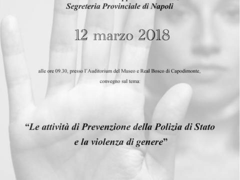 INIZIATIVE SIAP - NAPOLI: LE ATTIVITA' DI PREVENZIONE DELLA POLIZIA DI STATO E LA VIOLENZA DI GENERE