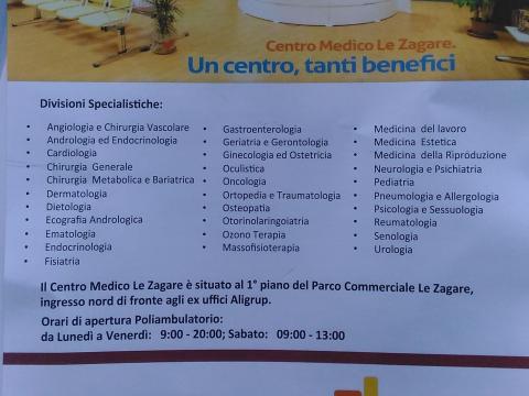  CENTRO MEDICO LE ZAGARE
