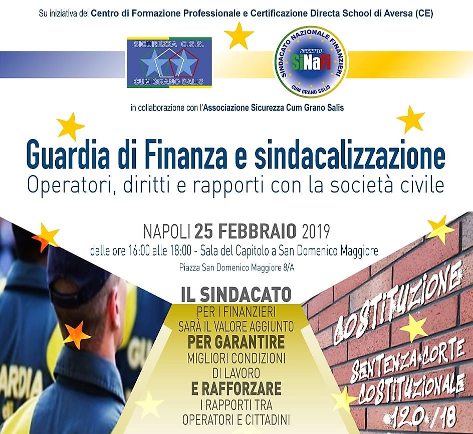 GUARDIA DI FINANZA E SINDACALIZZAZIONE