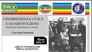 CONVEGNO Disobbedienza civile e manifestazioni