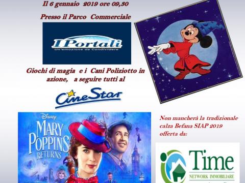 PORTA UN DONO ALLA BEFANA  2019